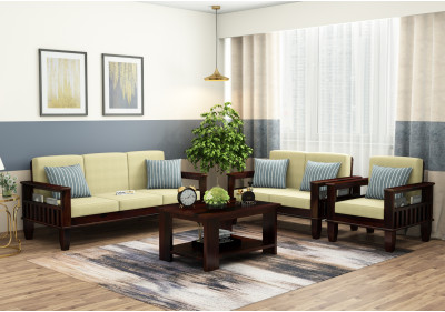 Freshlyn Wooden Sofa Set 3+2+1 Seater 