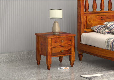 Lilith Wooden Bedside Table 