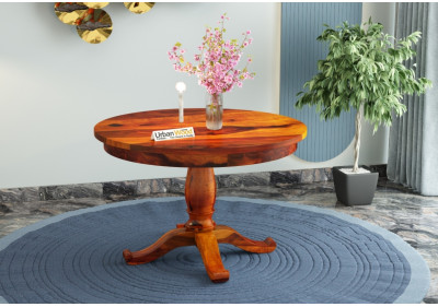 Knit 4-Seater Round Dining Table 