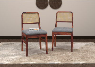 Retro Wooden Dining Chair - Set Of 2 